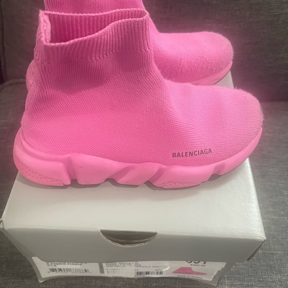 Toddler balenciaga speed trainers. Fits toddler size 9-9.5